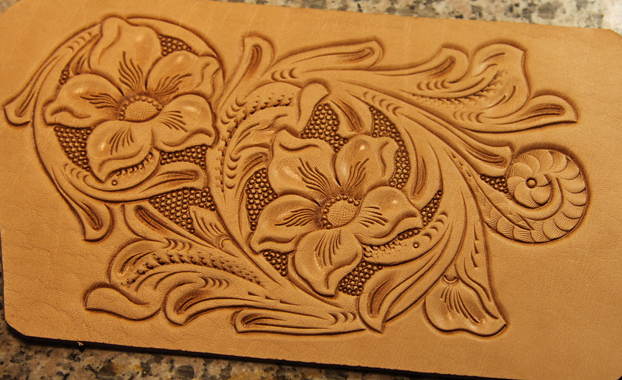 皮雕钥匙包 制作过程（图ZMjM2MjEzODQ=） - 工艺品设计 - 站酷设计师皮雕达人原创素材 - 站酷ZCOOL