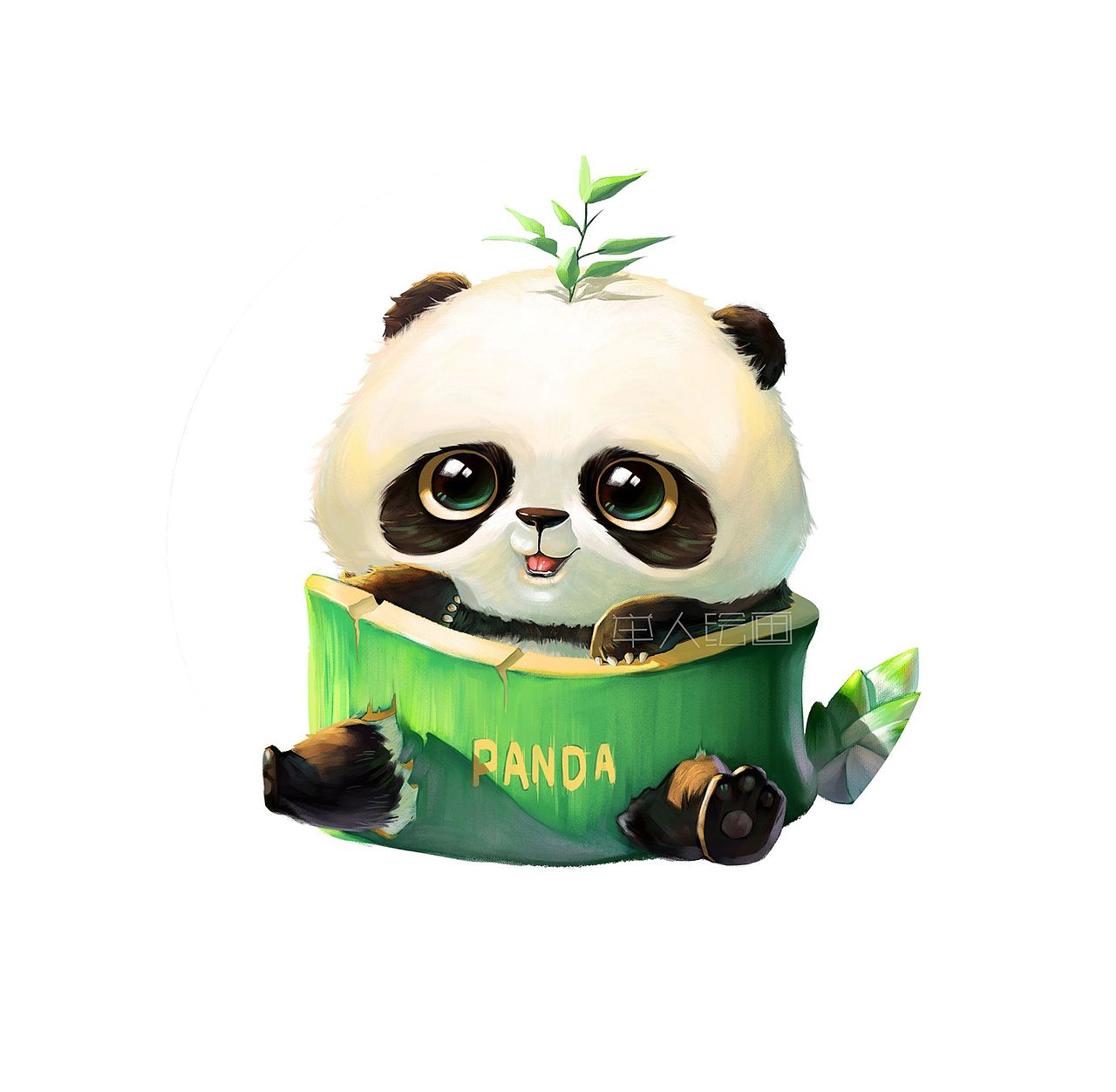 熊猫冰箱贴 来帮我贴一下~