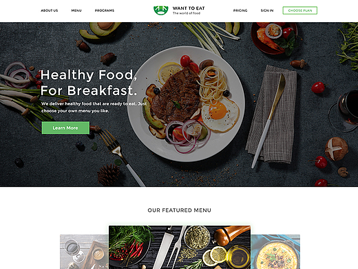 网页+动效|吃货的世界