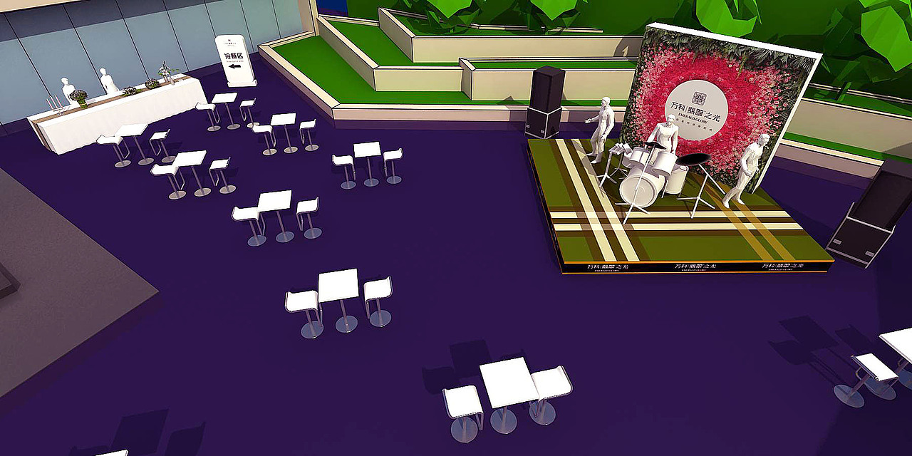 万科翡翠之光售楼处开放（图ZOTg3NTc3MjQ=） - 其他三维 - 站酷设计师超级后浪原创素材 - 站酷ZCOOL