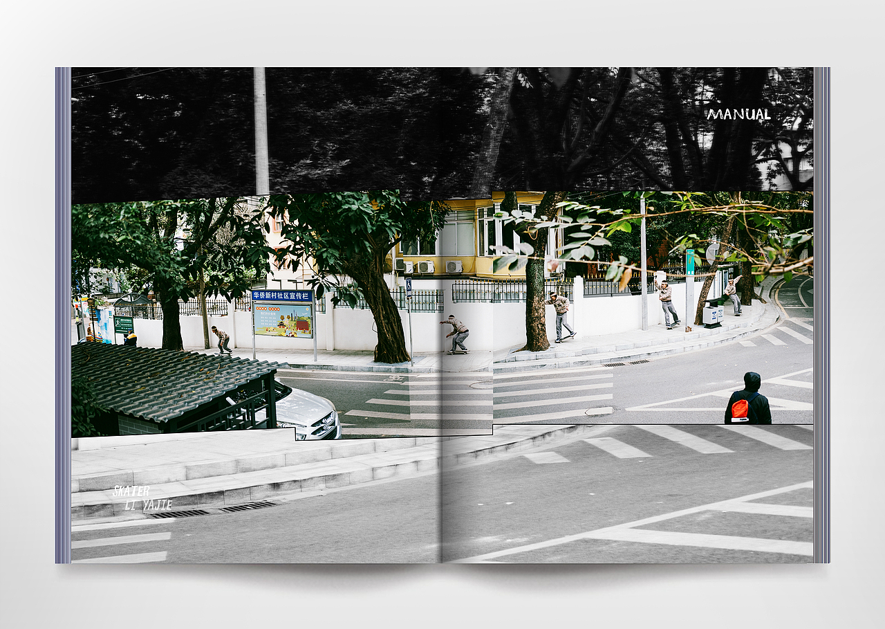 滑板摄影画册《city skatelife》上