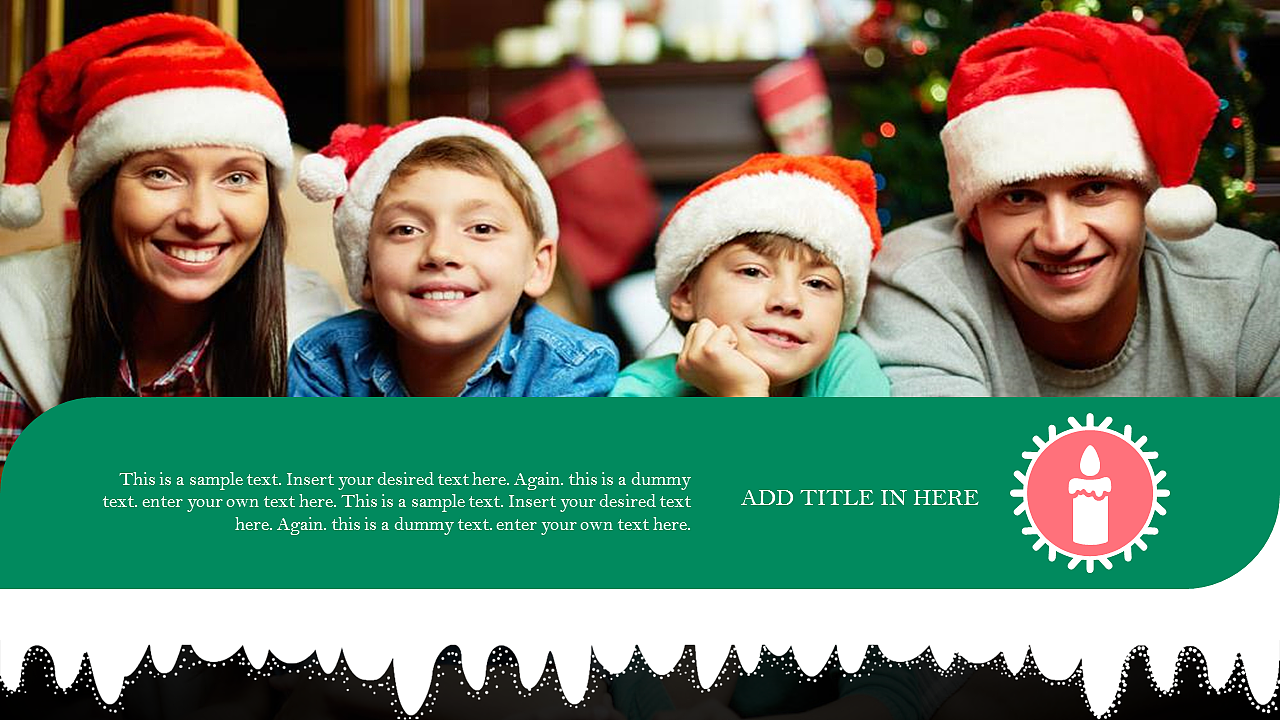 【红茶】圣诞商务PPT模板