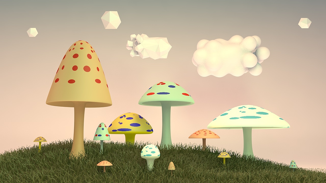 C4D场景搭建与动态练习（图ZMTE1ODgyMDQ0） - 其他三维 - 站酷设计师大脸不能移原创素材 - 站酷ZCOOL