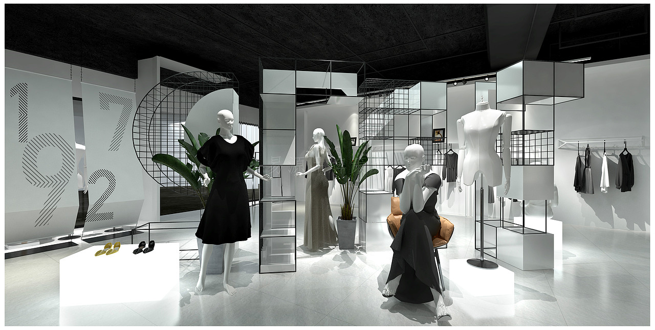 1972女装连锁店设计|连锁店设计|女装连锁店设计（图ZMTI0OTc0Mzg0） - 家装设计 - 站酷设计师易源品牌策划原创素材 - 站酷ZCOOL