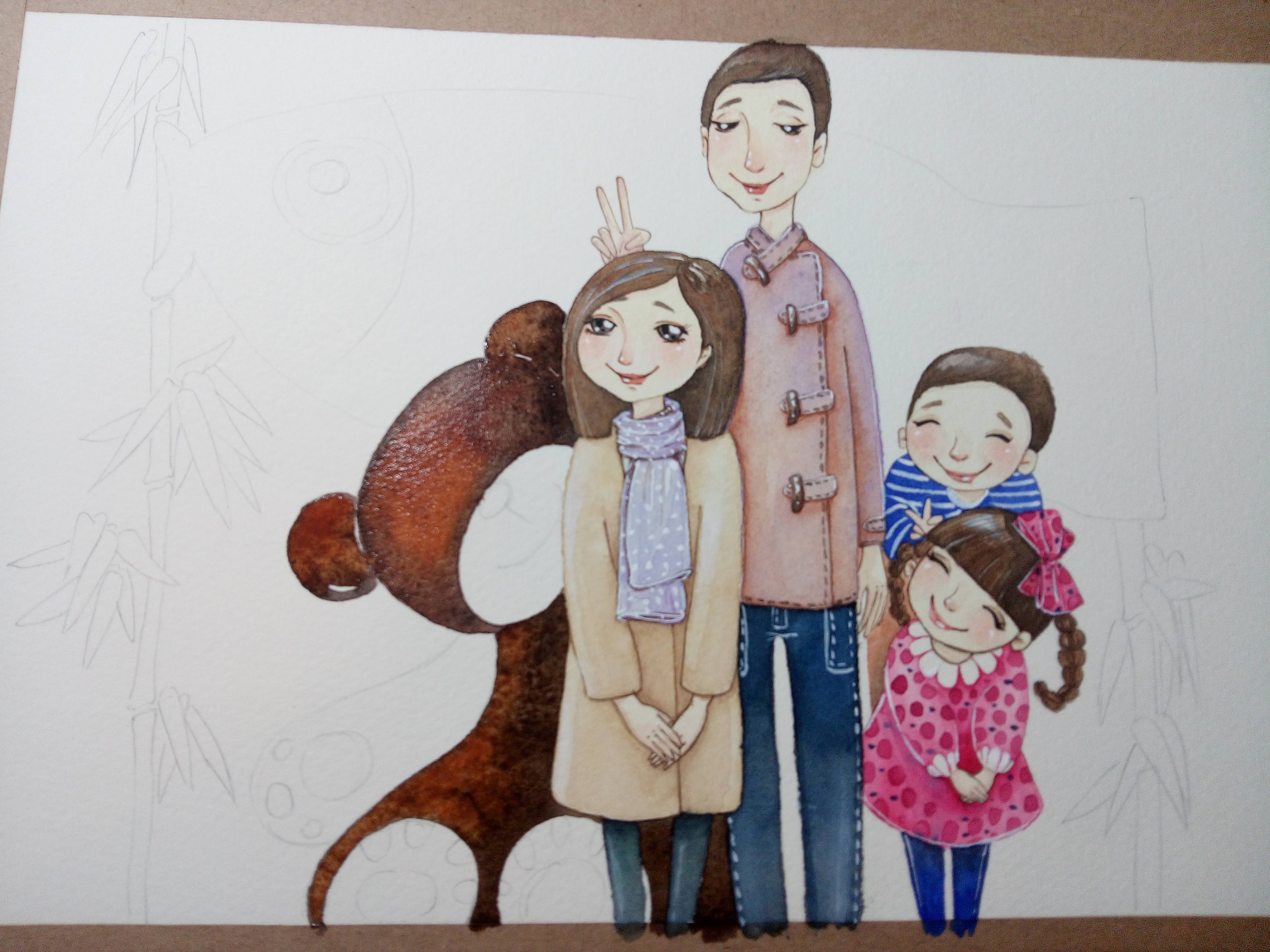 猫狗双全的幸福一家|动漫|肖像漫画|舞朗樽wulangzun - 原创作品 - 站酷 (ZCOOL)