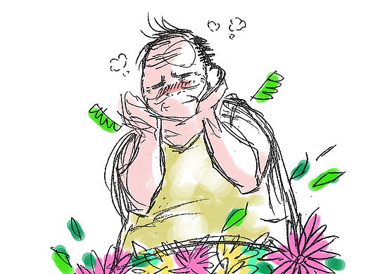 鲜花与少女（心）（个人主页-ZOTE2NjQwOA==） - 艺术插画 - 站酷设计师古德白原创素材 - 站酷ZCOOL