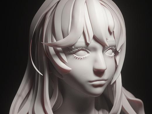 木槿(三維人設(shè)（個人主頁-ZNTI4ODIwODA=） - 人物/生物 - 站酷設(shè)計師那家有只狐貍原創(chuàng)素材 - 站酷ZCOOL