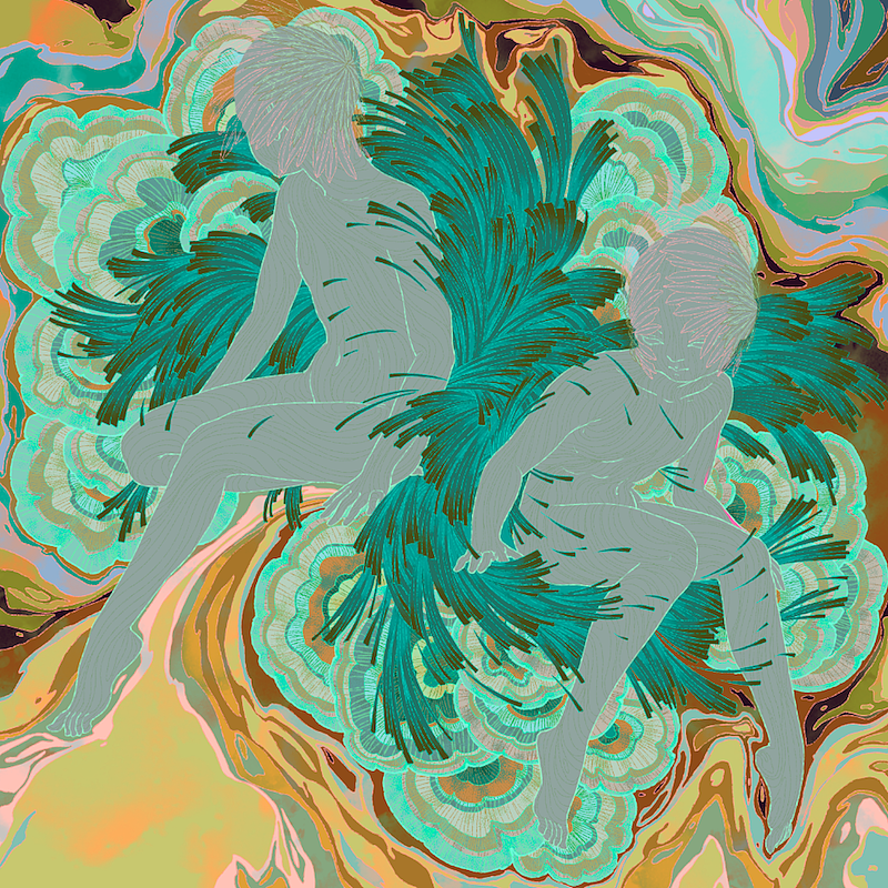 到这个时候的画面效果。接下来就开始画人物了。