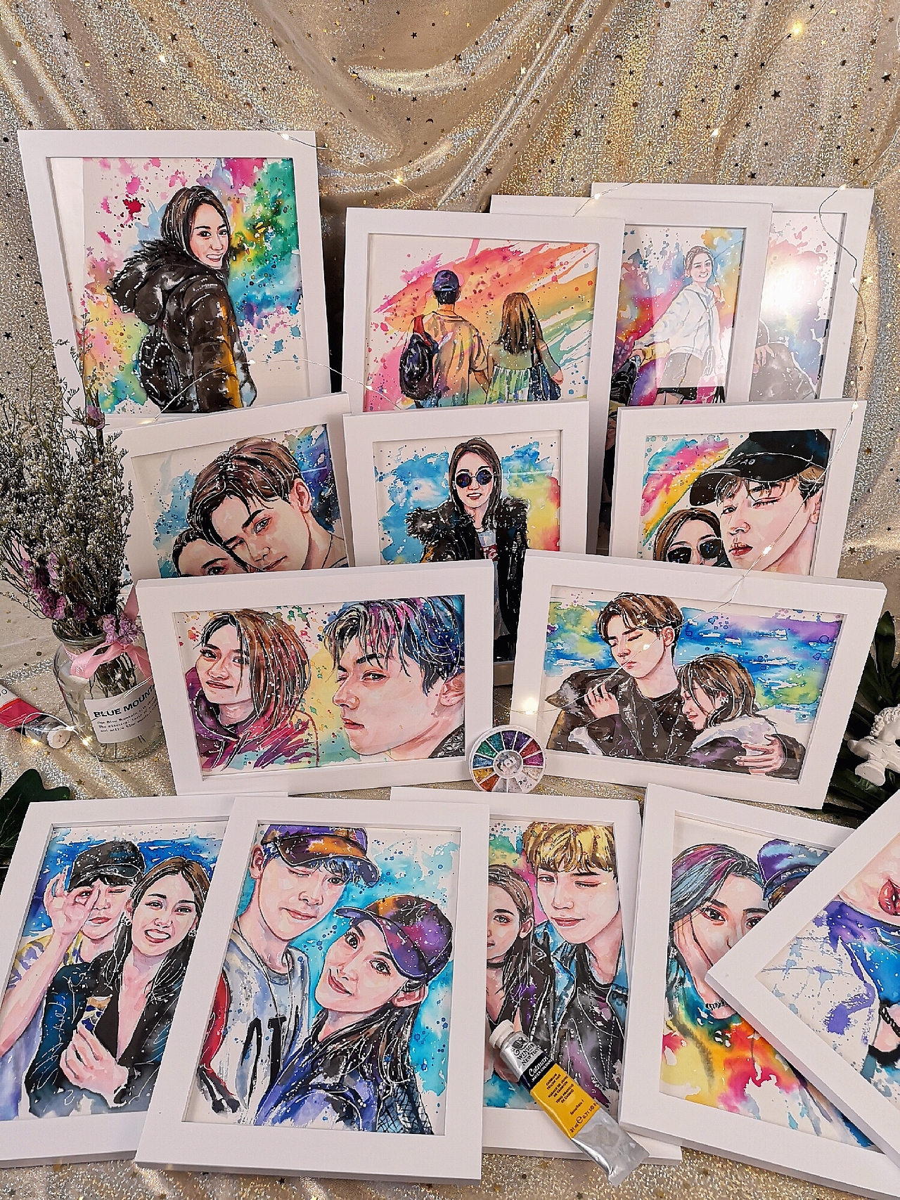 水彩作品（圖ZMTQyMTA4NDE2） - 商業(yè)插畫 - 站酷設(shè)計(jì)師龔靜水彩畫原創(chuàng)素材 - 站酷ZCOOL