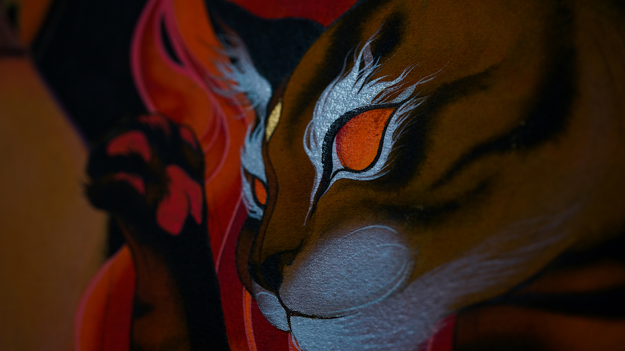 shaman girl n her cats（图ZMjMwNTkwMDMy） - 艺术插画 - 站酷设计师dearqqzhao原创素材 - 站酷ZCOOL