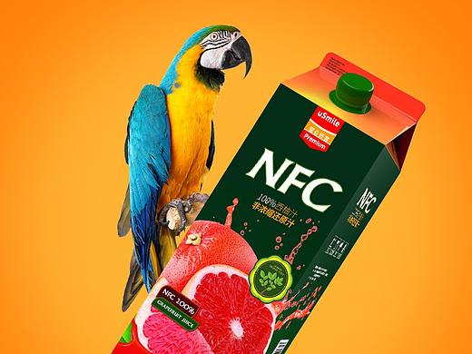 昆仑好客NFC浓缩果汁-包装设计