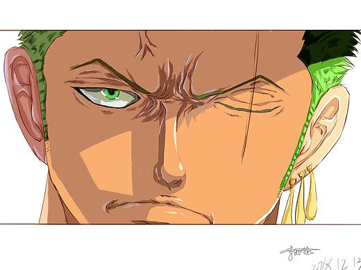 海賊王——索隆（個(gè)人主頁(yè)-ZMzI3NDY5NDQ=） - 創(chuàng)作習(xí)作 - 站酷設(shè)計(jì)師ChangeLi原創(chuàng)素材 - 站酷ZCOOL