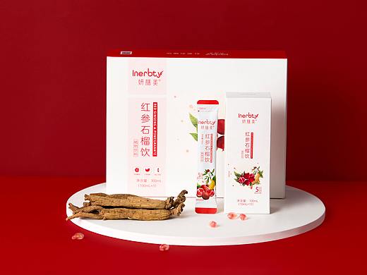 红参石榴饮包装设计-2