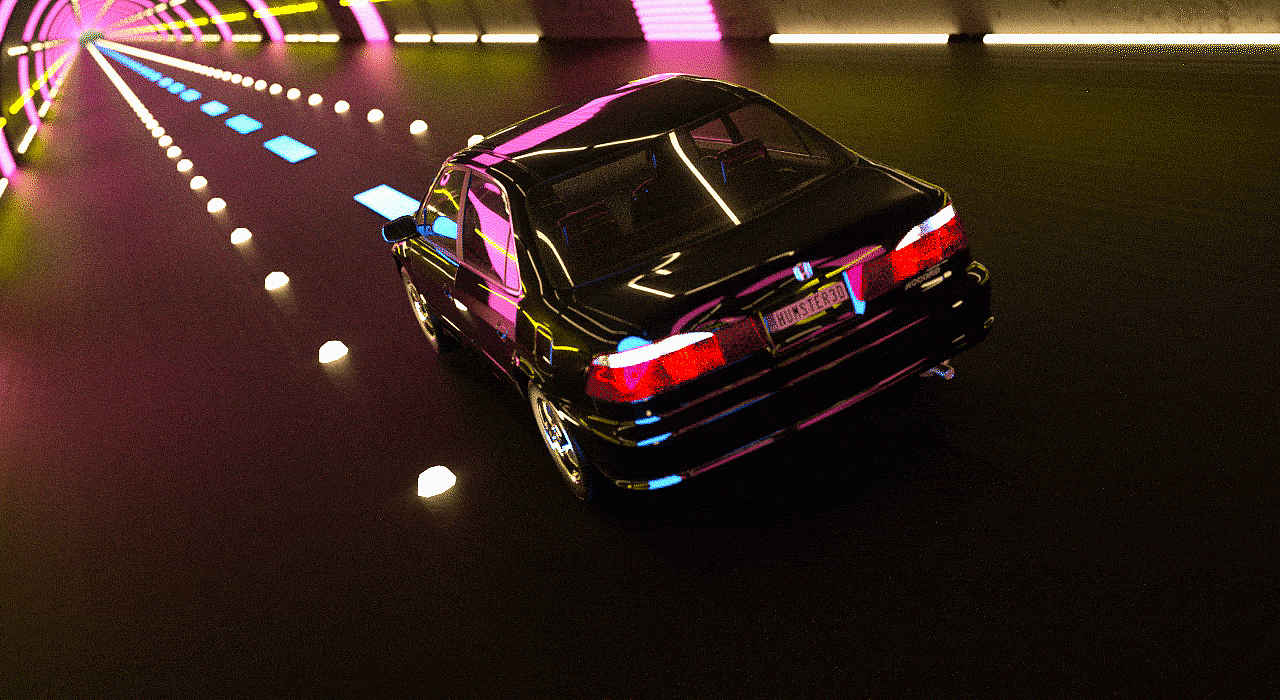 C4D练习-汽车运动（图ZMjU0NzE5NjQw） - 其他三维 - 站酷设计师野圆新酱原创素材 - 站酷ZCOOL