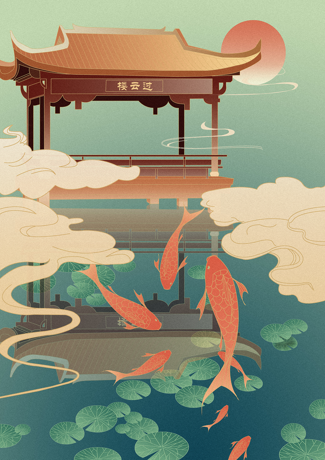 《夢回過云樓》解謎書插畫設計（圖ZMzcxMjYxNDQ0） - 書籍/畫冊 - 站酷設計師Z120547037原創(chuàng)素材 - 站酷ZCOOL