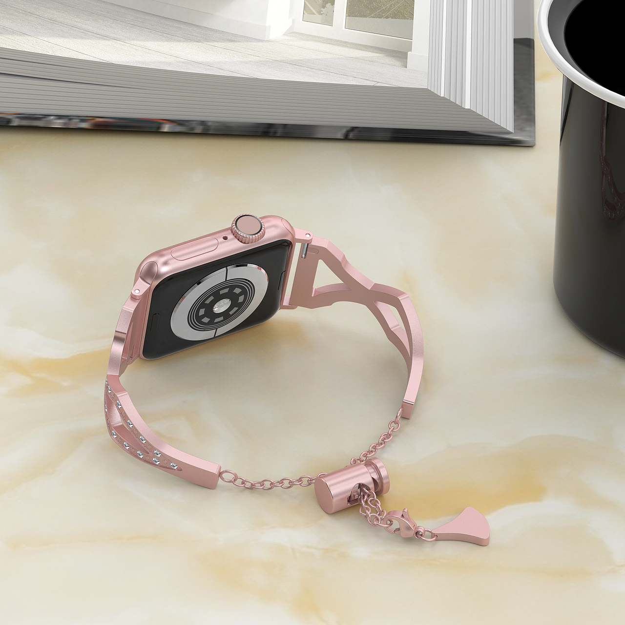 iWatch手链 亚马逊美工 建模渲染 精修