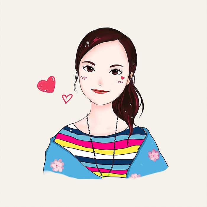 练习画头像（图ZMzQ5NzA3NTI=） - 创作习作 - 站酷设计师不语的佳佳原创素材 - 站酷ZCOOL