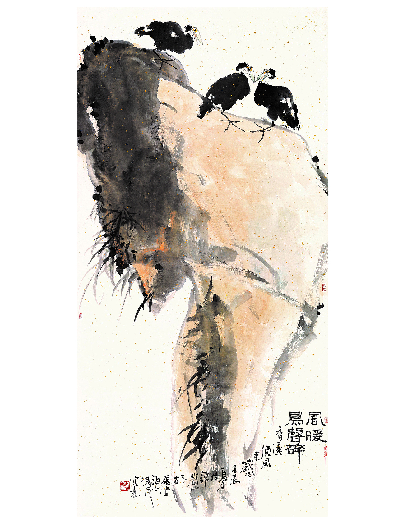 中国美术家协会会员郜凌民花鸟画欣赏（图ZMjY1NTU2NzM2） - 绘画 - 站酷设计师书画经纪人原创素材 - 站酷ZCOOL