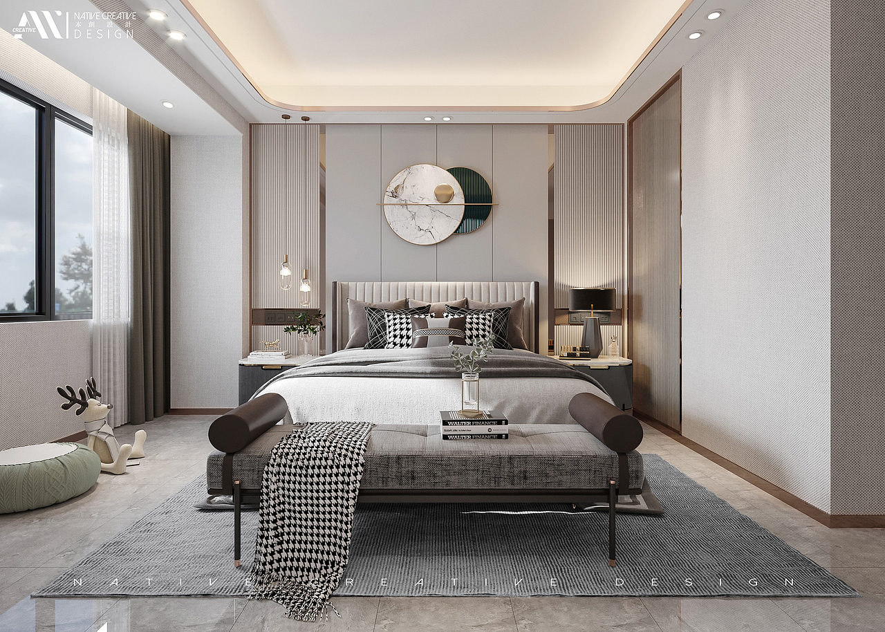 生活仪式感 | 现代风私宅（图ZMjc2OTI5MDQw） - 家装设计 - 站酷设计师DesignM先生原创素材 - 站酷ZCOOL