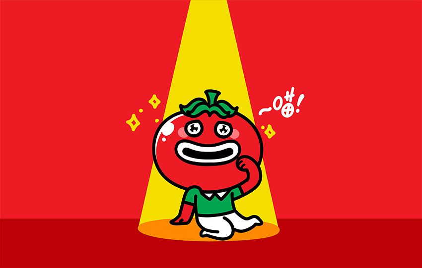 番茄哥卡通形象设计