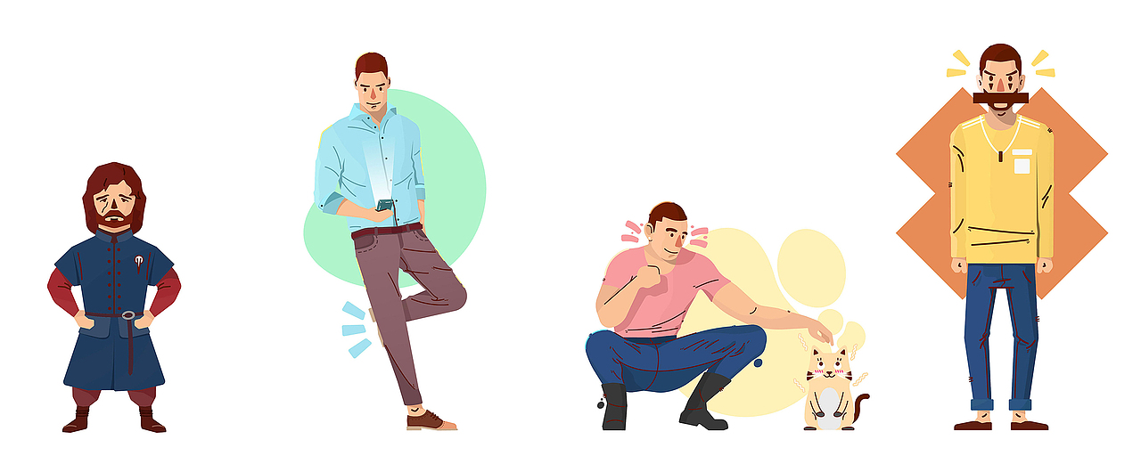 插画-19年12月-我脑海中的小人