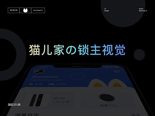 一款应用类设计 - 猫儿家の锁1.0