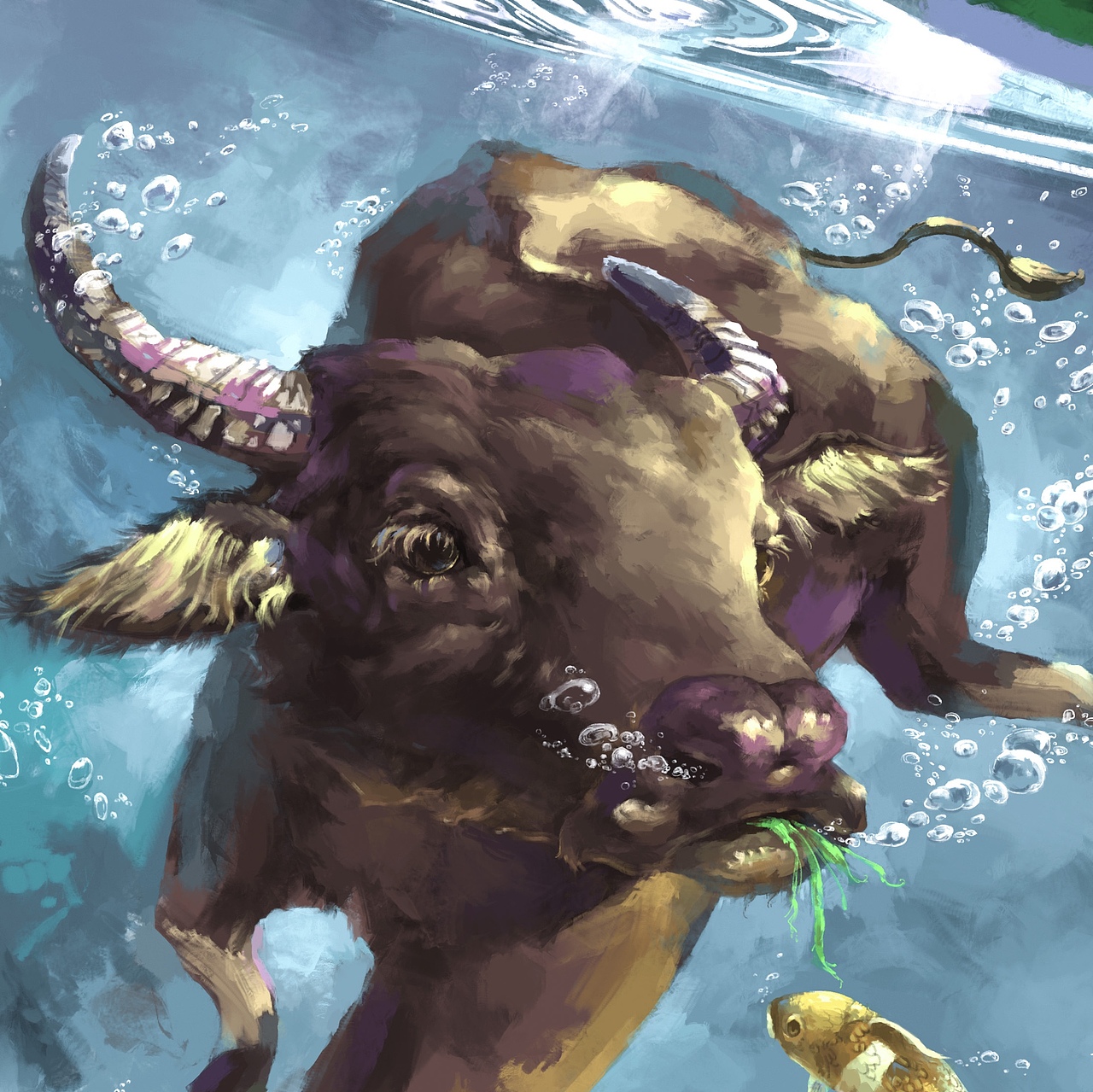 《两只牲牛一只溜》（图ZMjMxNzU1ODg4） - 概念设定 - 站酷设计师哲哲涵原创素材 - 站酷ZCOOL