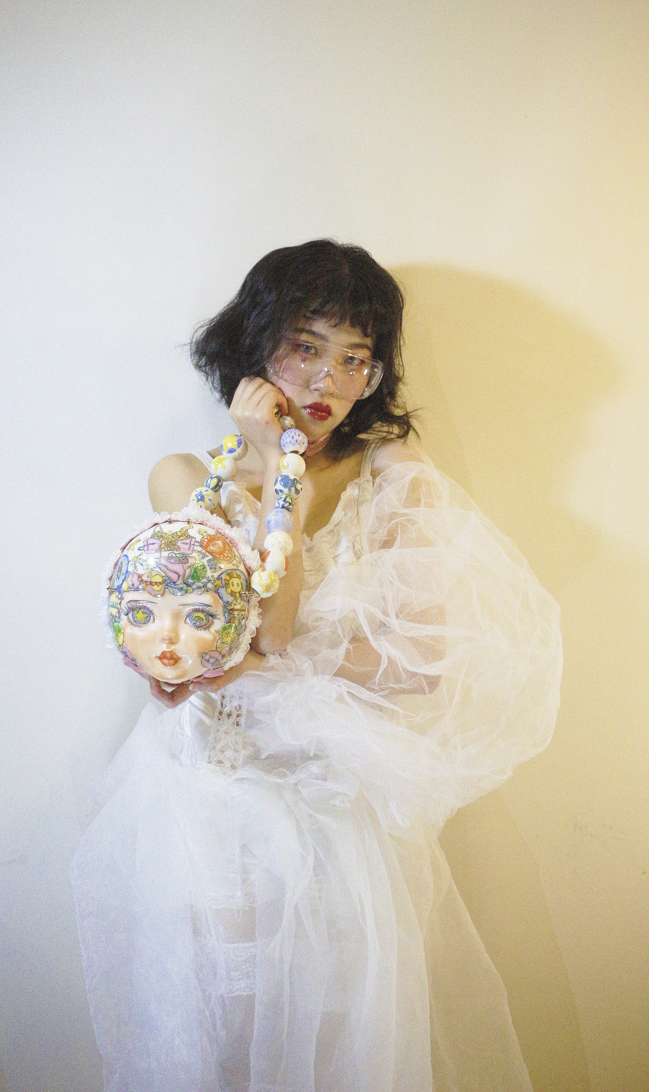 陶瓷作品《乱脸》（图ZMjI4OTQwOTQw） - 其他手工艺 - 站酷设计师梅沙misa原创素材 - 站酷ZCOOL