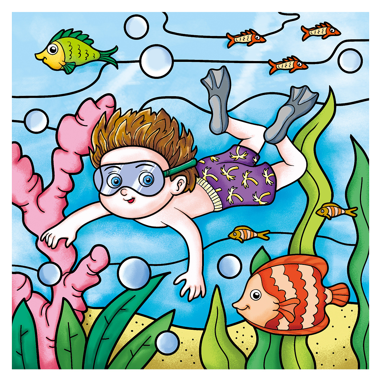 海底世界|插画|绘本|喵咪文化工作室 - 原创作品 - 站酷 (ZCOOL)