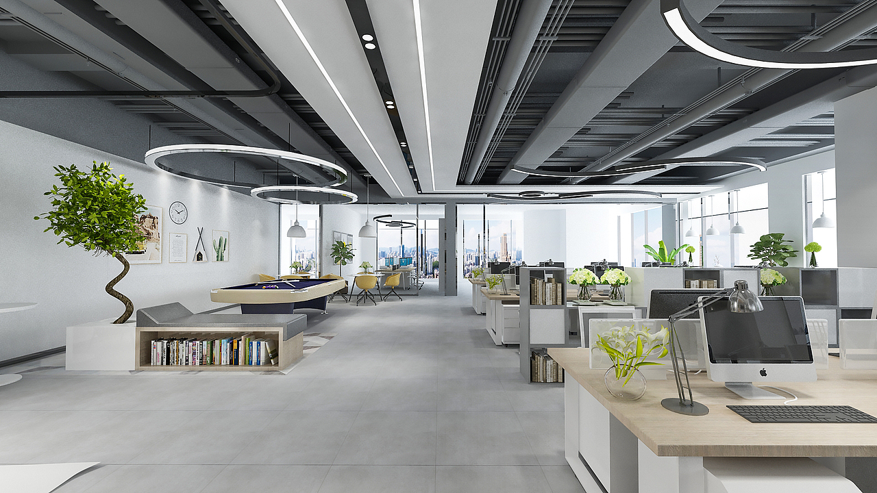 cco化妆品 办公室&展厅设计