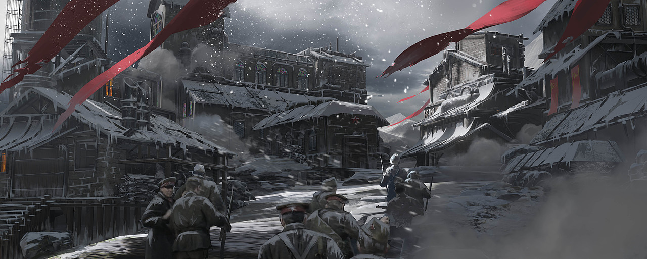 苏维埃3（图ZMjczNzIyNzgw） - 商业插画 - 站酷设计师李氏概念设计原创素材 - 站酷ZCOOL