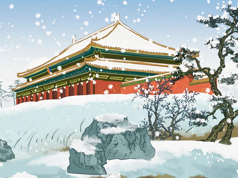 浦发银行—二十四节气插画长图H5_朱异站酷ZCOOL