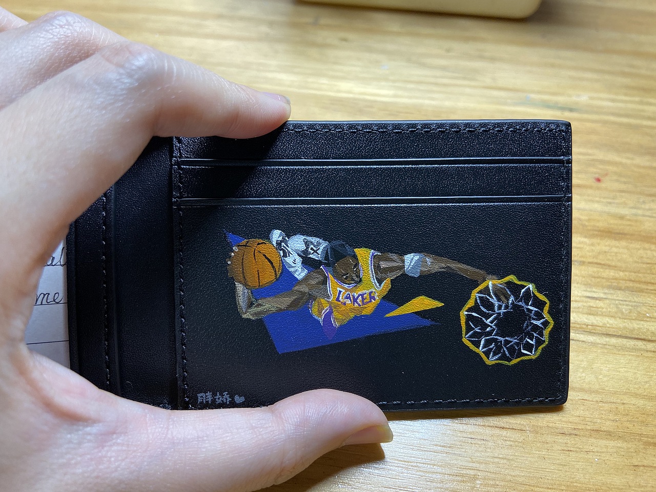 手绘钱包~纪念科比