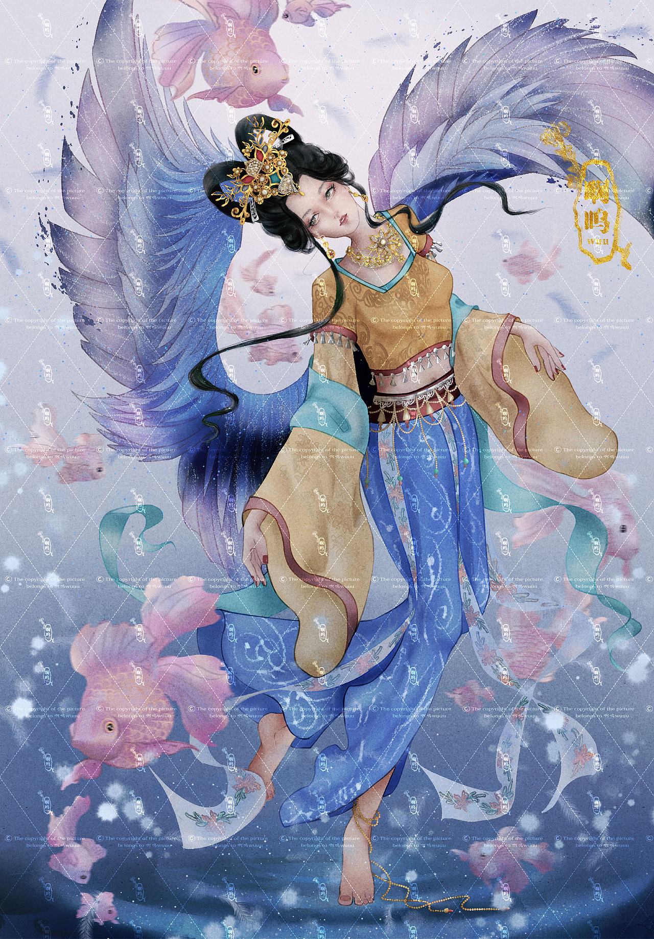 百鸟拟人之翠鸟