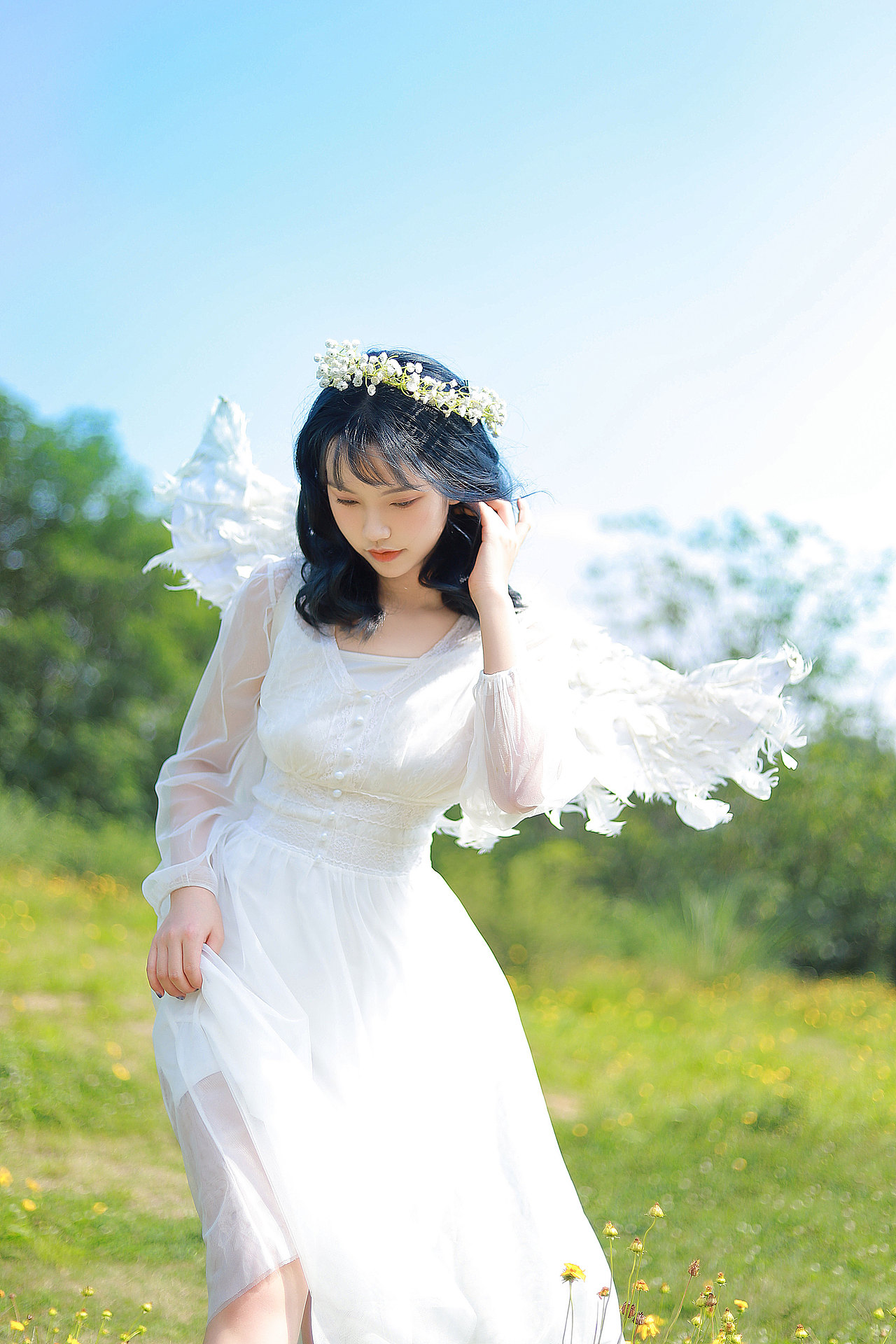 谁的童话书没关好，让仙女跑出来了（图ZMjYxODUyNzQw） - 人像摄影 - 站酷设计师白兔糖写真馆原创素材 - 站酷ZCOOL