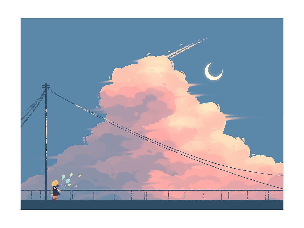 想看云海（图ZMjkzMzk0NjIw） - 商业插画 - 站酷设计师酸奶酪cos原创素材 - 站酷ZCOOL