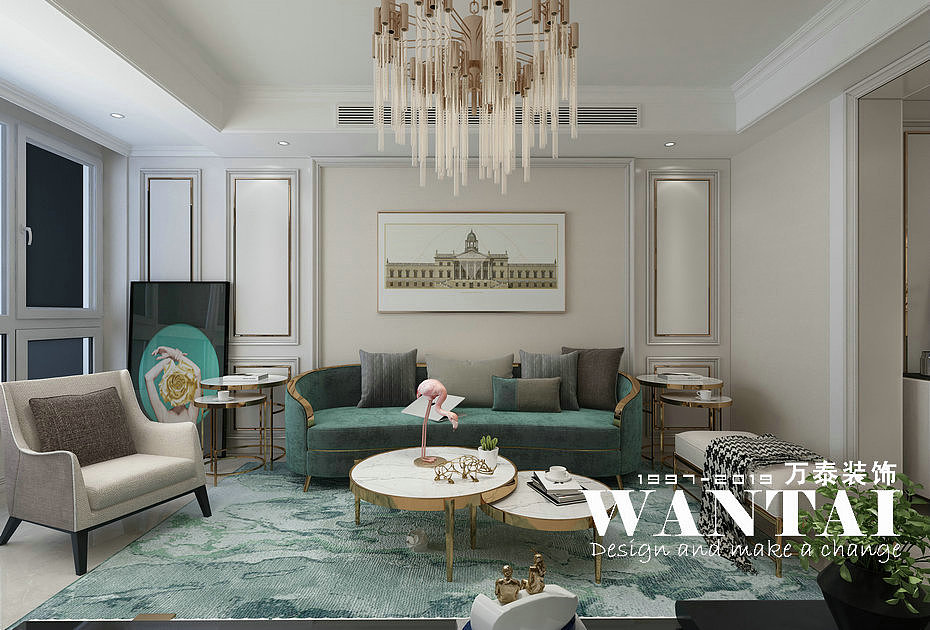 泰安复式装修|三合御都170m²复式顶加阁简欧装修效果图