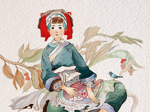 民族少女