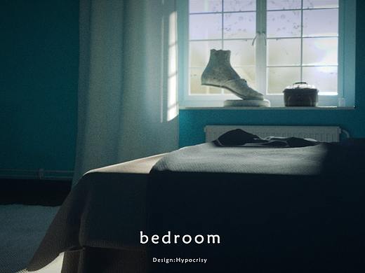 bedroom室内渲染练习