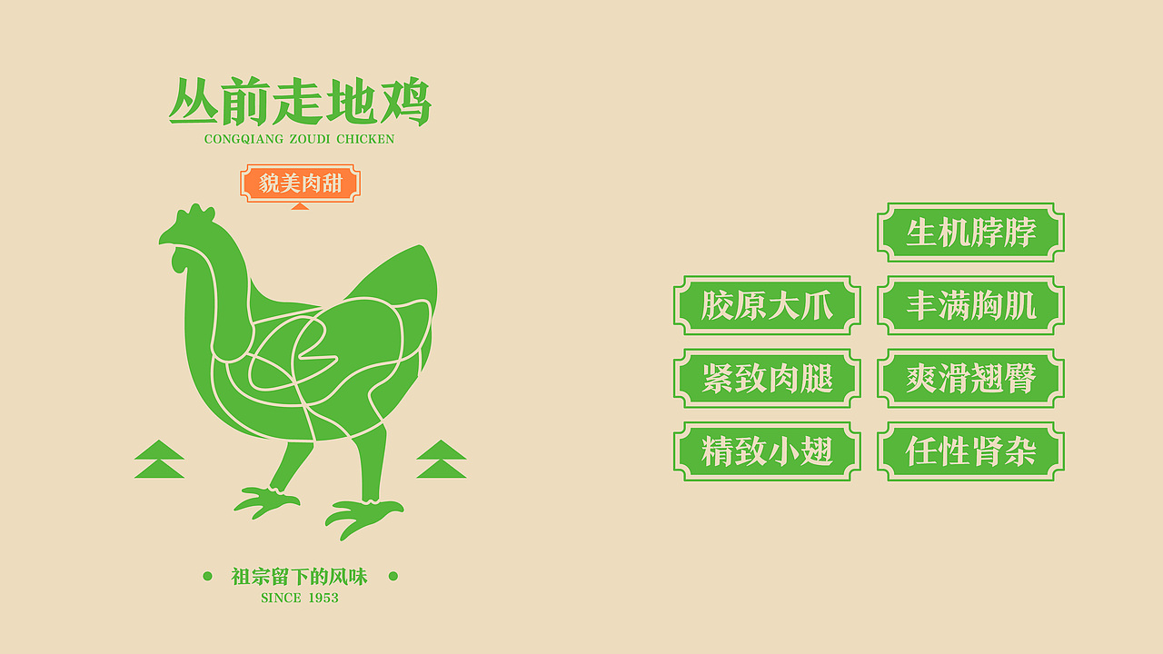 丛前走地鸡 | 品牌设计（图ZMjA1NDQyNjAw） - 品牌 - 站酷设计师张宝丹设计原创素材 - 站酷ZCOOL