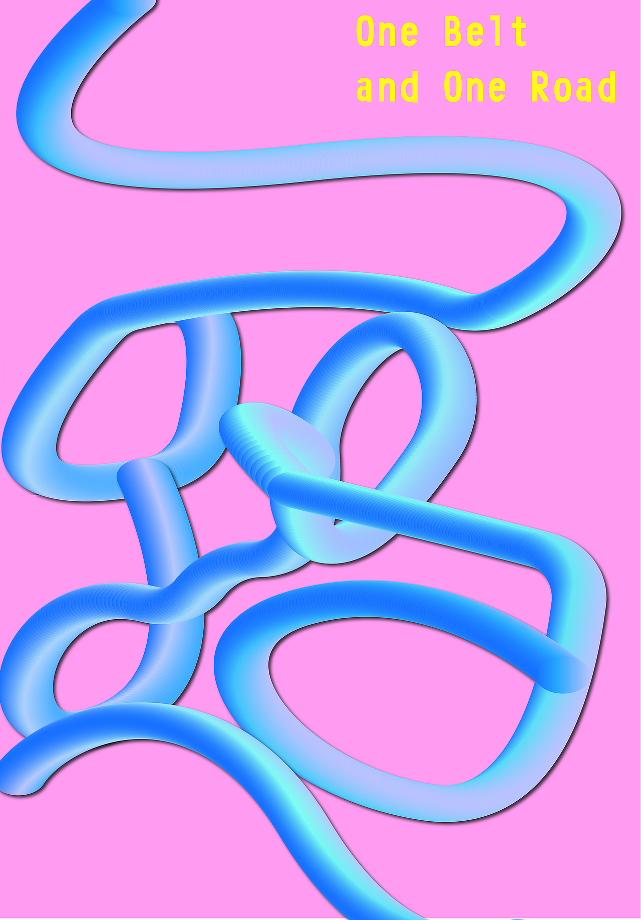 一带一路 海报 字体练习（图ZODA0MzE3NzI=） - 海报 - 站酷设计师华杰爱设计原创素材 - 站酷ZCOOL