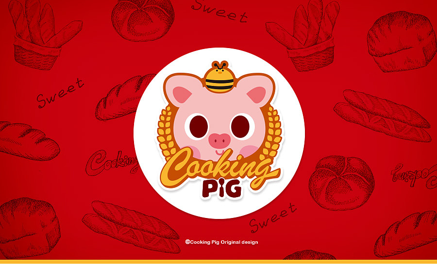 【Cooking Pig】憨尼猪烘咖品牌VI视觉设计（图ZNDAxMTEzNDQ=） - 品牌 - 站酷设计师雞D醬原创素材 - 站酷ZCOOL