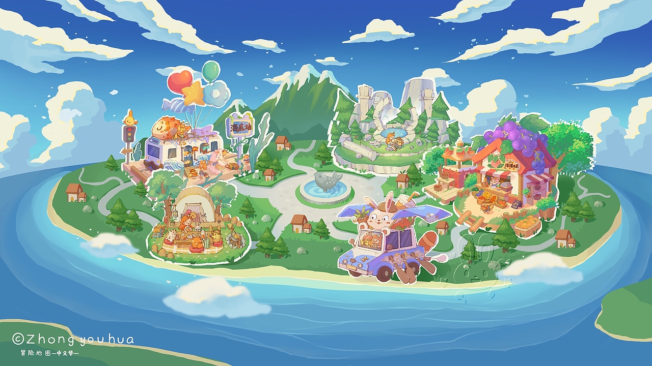 近期场景插画合集【旅途】