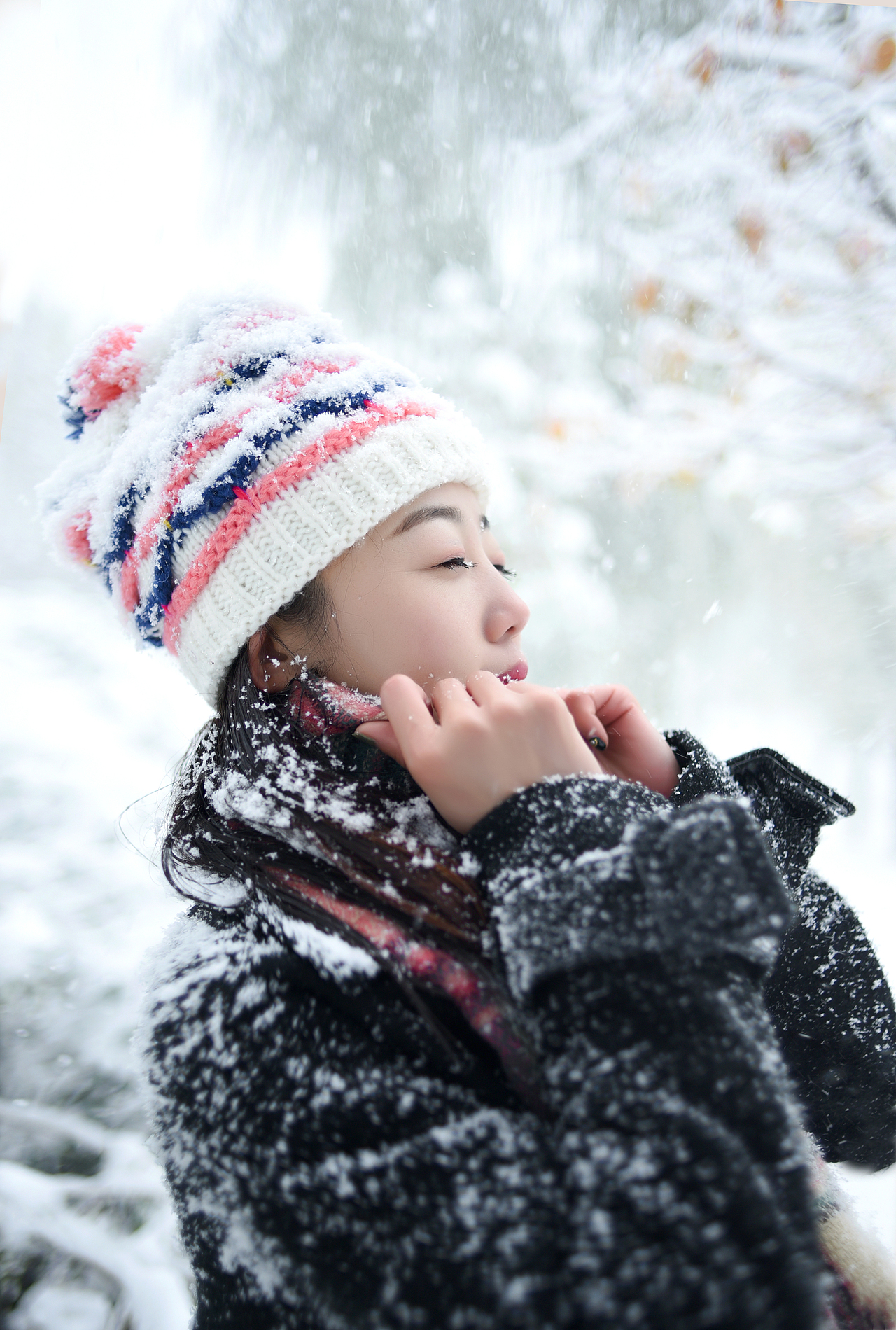 best小霞-雪景（图ZNjQyMTY0MzI=） - 人像摄影 - 站酷设计师best小霞原创素材 - 站酷ZCOOL