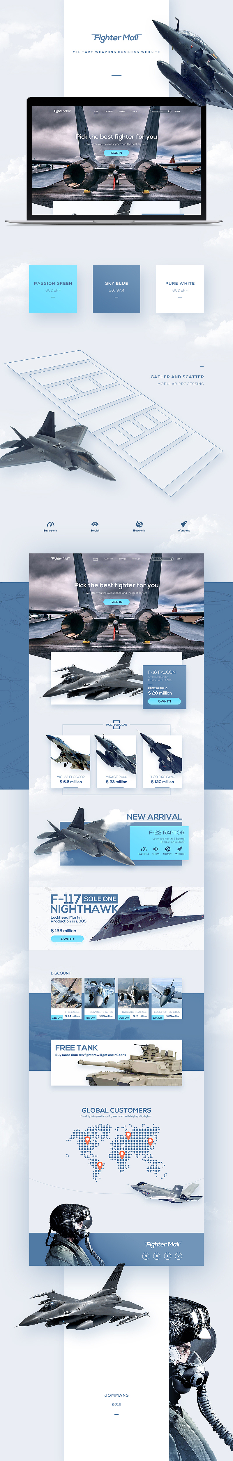 Fighter mall - 专门做战机特卖的网站（图ZNTEyMTE3MDQ=） - 电商 - 站酷设计师JOMMANS原创素材 - 站酷ZCOOL