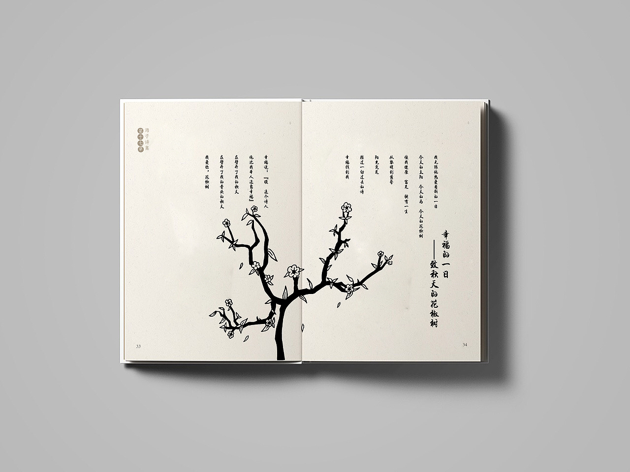 海子诗集书籍装帧