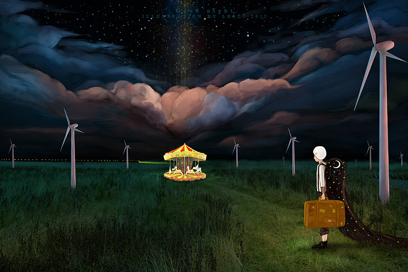 和自己相处（图ZODAxMzM1Mg==） - 商业插画 - 站酷设计师lost7原创素材 - 站酷ZCOOL