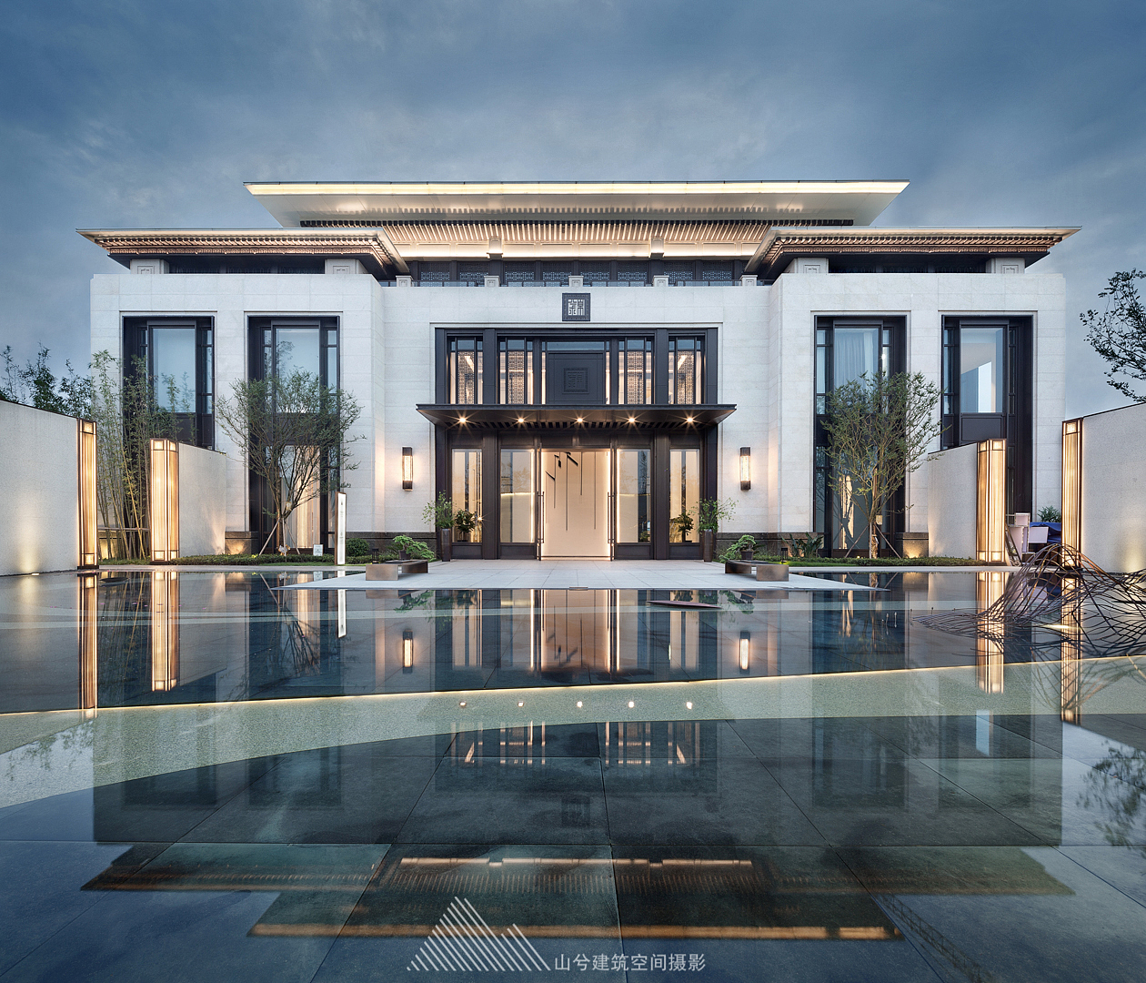 成都新津金樾府邸售楼处【建筑摄影】