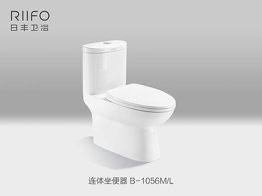 日丰马桶精品图 马桶展示海报素材