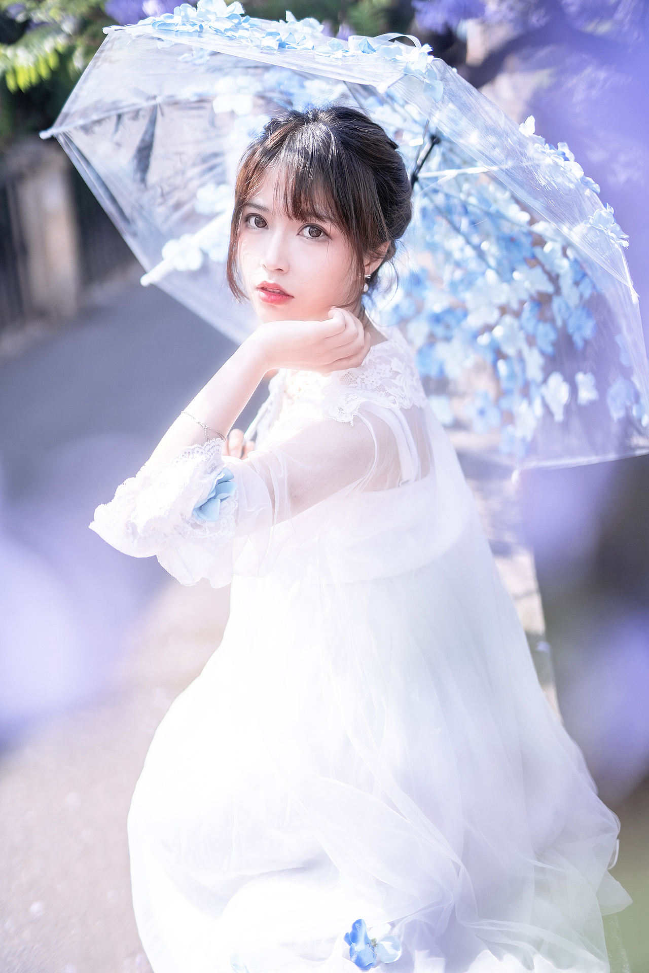 蓝花楹（图ZMTk1MDc4NDE2） - 人像摄影 - 站酷设计师刘筱布原创素材 - 站酷ZCOOL